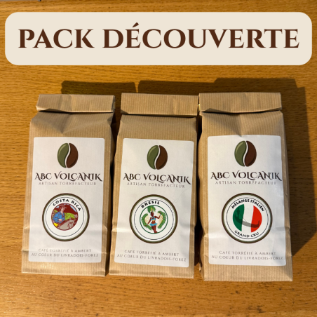 ABC VOLCANIK - PACK DECOUVERTE CAFE